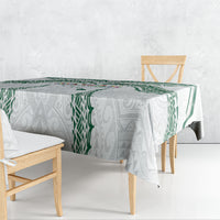 Hawaii Rainbow Warriors Tablecloth Polynesian Motif White Color LT03 - Polynesian Pride
