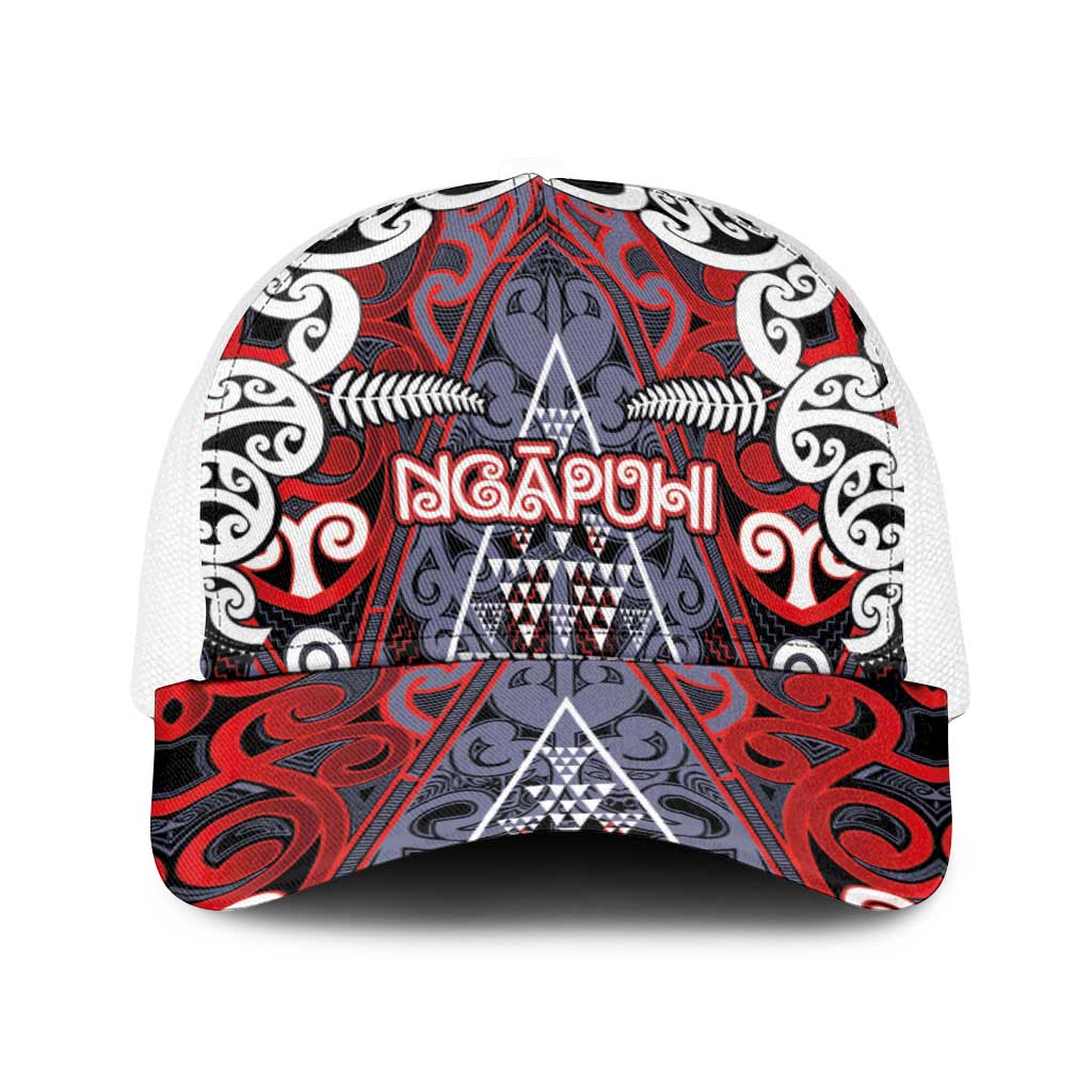 Aotearoa Iwi Ngapuhi Baseball Net Cap Maori Motif Tribal