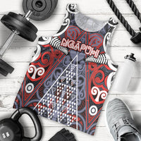 Personalised Aotearoa Iwi Ngapuhi Men Tank Top Maori Motif Tribal