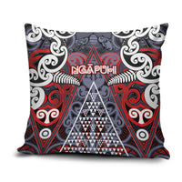 Aotearoa Iwi Ngapuhi Pillow Cover Maori Motif Tribal