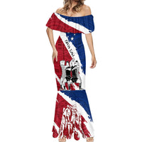 Samoa Rugby Mermaid Dress Siva Tau Dance Polynesian Tattoo Brush Style LT03 - Polynesian Pride