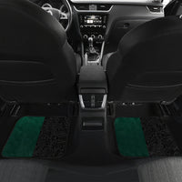 Personalised South Africa and New Zealand Car Mats King Protea and Silver Fern Mix Culture Pattern LT03 - Polynesian Pride