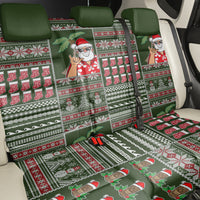 Hawaii Mele Kalikimaka Back Car Seat Cover Aloha and Christmas Elements Patchwork Green Style LT03 - Polynesian Pride