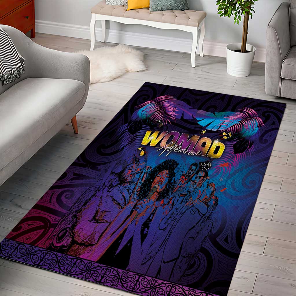 Aotearoa Arts Festival 2025 Area Rug Maori Music Art Dance - Rhythmic Vibes LT03 - Polynesian Pride