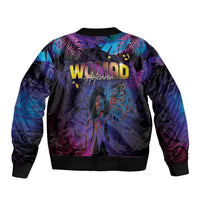 Aotearoa Arts Festival 2025 Bomber Jacket Maori Music Art Dance - Rhythmic Vibes LT03 - Polynesian Pride