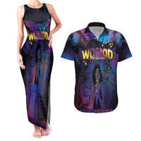 Aotearoa Arts Festival 2025 Couples Matching Tank Maxi Dress and Hawaiian Shirt Maori Music Art Dance - Rhythmic Vibes LT03 Black - Polynesian Pride