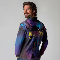 Aotearoa Arts Festival 2025 Long Sleeve Polo Shirt Maori Music Art Dance - Rhythmic Vibes LT03 - Polynesian Pride