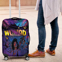 Aotearoa Arts Festival 2025 Luggage Cover Maori Music Art Dance - Rhythmic Vibes LT03 Black - Polynesian Pride
