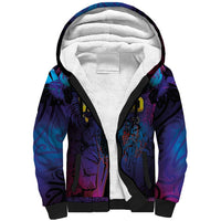 Aotearoa Arts Festival 2025 Sherpa Hoodie Maori Music Art Dance - Rhythmic Vibes LT03 Unisex Black - Polynesian Pride