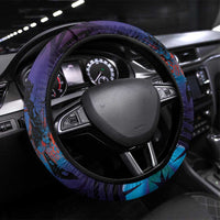 Aotearoa Arts Festival 2025 Steering Wheel Cover Maori Music Art Dance - Rhythmic Vibes LT03 Universal Fit Black - Polynesian Pride