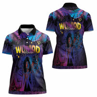 Aotearoa Arts Festival 2025 Women Polo Shirt Maori Music Art Dance - Rhythmic Vibes LT03 - Polynesian Pride