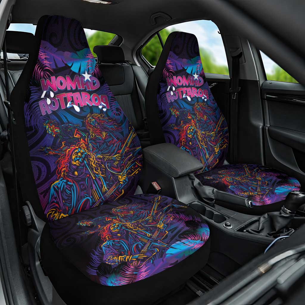 Aotearoa Arts Festival 2025 Car Seat Cover Maori Performing Art and Music - Rhythmic Vibes LT03 One Size Black - Polynesian Pride