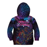 Aotearoa Arts Festival 2025 Kid Hoodie Maori Performing Art and Music - Rhythmic Vibes LT03 - Polynesian Pride