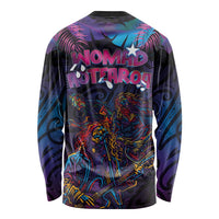 Aotearoa Arts Festival 2025 Long Sleeve Shirt Maori Performing Art and Music - Rhythmic Vibes LT03 - Polynesian Pride