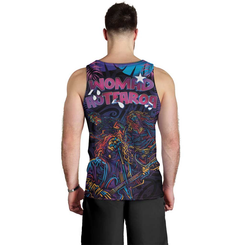 Aotearoa Arts Festival 2025 Men Tank Top Maori Performing Art and Music - Rhythmic Vibes LT03 - Polynesian Pride