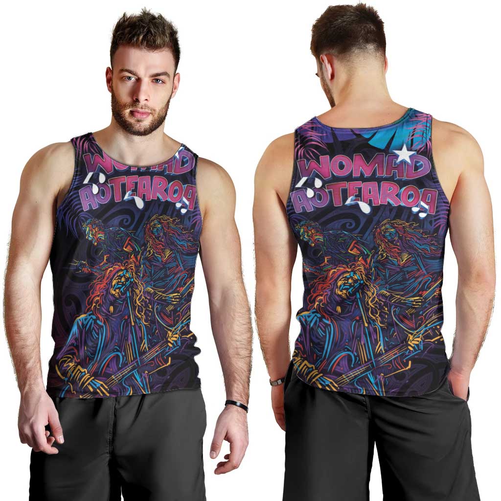Aotearoa Arts Festival 2025 Men Tank Top Maori Performing Art and Music - Rhythmic Vibes LT03 - Polynesian Pride