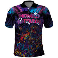 Aotearoa Arts Festival 2025 Polo Shirt Maori Performing Art and Music - Rhythmic Vibes LT03 Black - Polynesian Pride