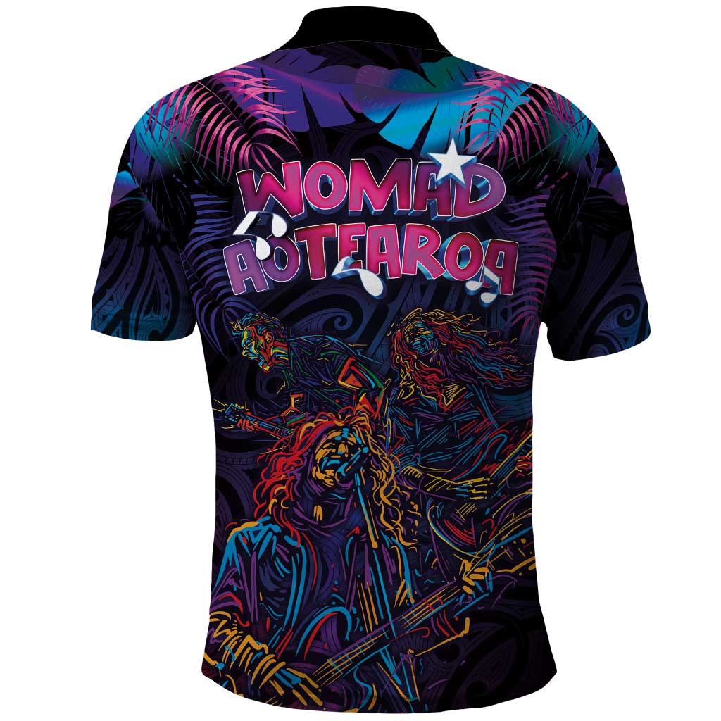 Aotearoa Arts Festival 2025 Polo Shirt Maori Performing Art and Music - Rhythmic Vibes LT03 - Polynesian Pride