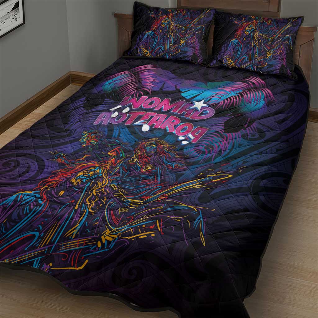 Aotearoa Arts Festival 2025 Quilt Bed Set Maori Performing Art and Music - Rhythmic Vibes LT03 - Polynesian Pride