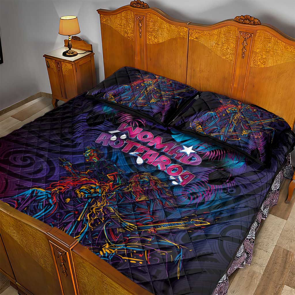 Aotearoa Arts Festival 2025 Quilt Bed Set Maori Performing Art and Music - Rhythmic Vibes LT03 - Polynesian Pride
