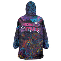 Aotearoa Arts Festival 2025 Wearable Blanket Hoodie Maori Performing Art and Music - Rhythmic Vibes LT03 - Polynesian Pride