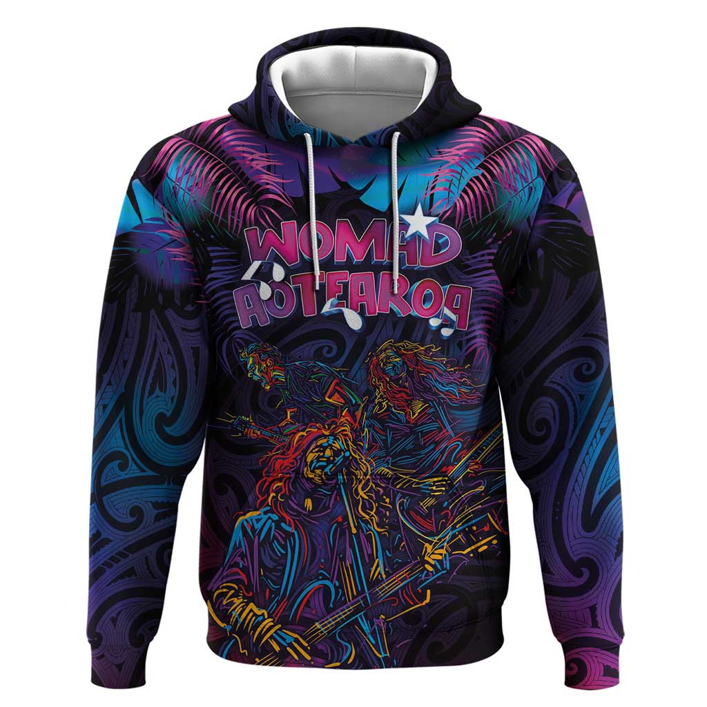 Aotearoa Arts Festival 2025 Zip Hoodie Maori Performing Art and Music - Rhythmic Vibes LT03 Pullover Hoodie Black - Polynesian Pride