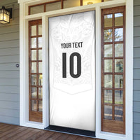 Custom New Zealand Football Door Cover The Whites-Sporty T90 Style LT03 - Polynesian Pride