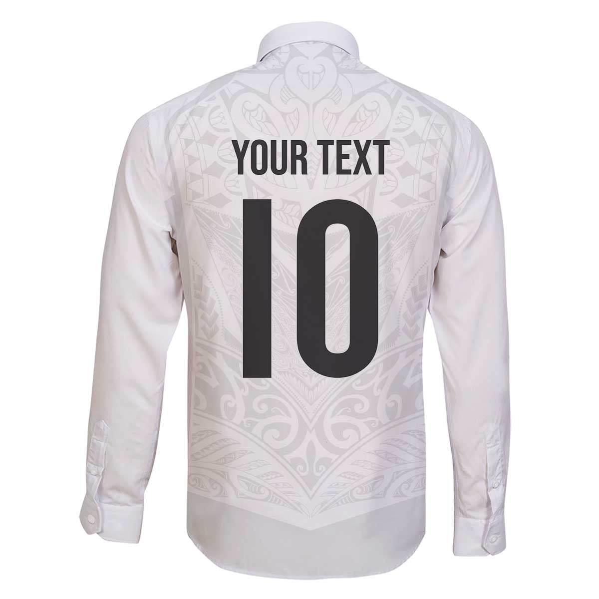 Custom New Zealand Football Family Matching Off The Shoulder Long Sleeve Dress and Hawaiian Shirt The Whites-Sporty T90 Style LT03 - Polynesian Pride