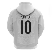 Custom New Zealand Football Hoodie The Whites-Sporty T90 Style LT03 - Polynesian Pride