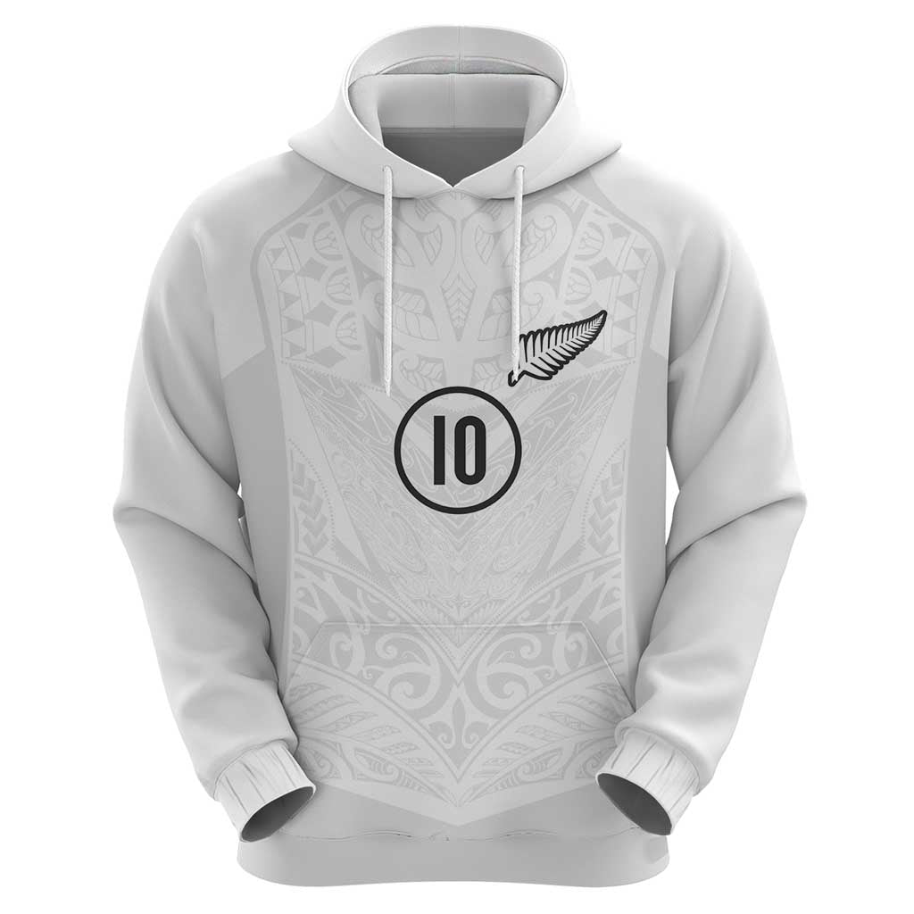 Custom New Zealand Football Hoodie The Whites-Sporty T90 Style LT03 - Polynesian Pride
