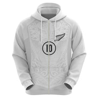 Custom New Zealand Football Hoodie The Whites-Sporty T90 Style LT03 - Polynesian Pride