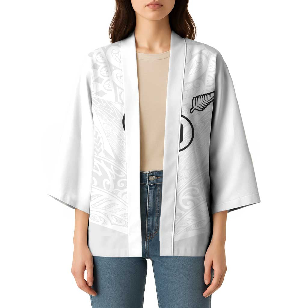Custom New Zealand Football Kimono The Whites-Sporty T90 Style LT03 - Polynesian Pride