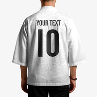 Custom New Zealand Football Kimono The Whites-Sporty T90 Style LT03 - Polynesian Pride