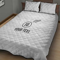 Custom New Zealand Football Quilt Bed Set The Whites-Sporty T90 Style LT03 - Polynesian Pride