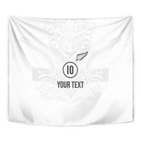 Custom New Zealand Football Tapestry The Whites-Sporty T90 Style LT03 - Polynesian Pride