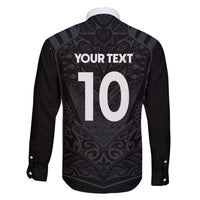Custom Aotearoa Rugby Family Matching Puletasi and Hawaiian Shirt The Blacks-Sporty T90 Style LT03 - Polynesian Pride