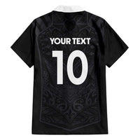 Custom Aotearoa Rugby Family Matching Tank Maxi Dress and Hawaiian Shirt The Blacks-Sporty T90 Style LT03 - Polynesian Pride