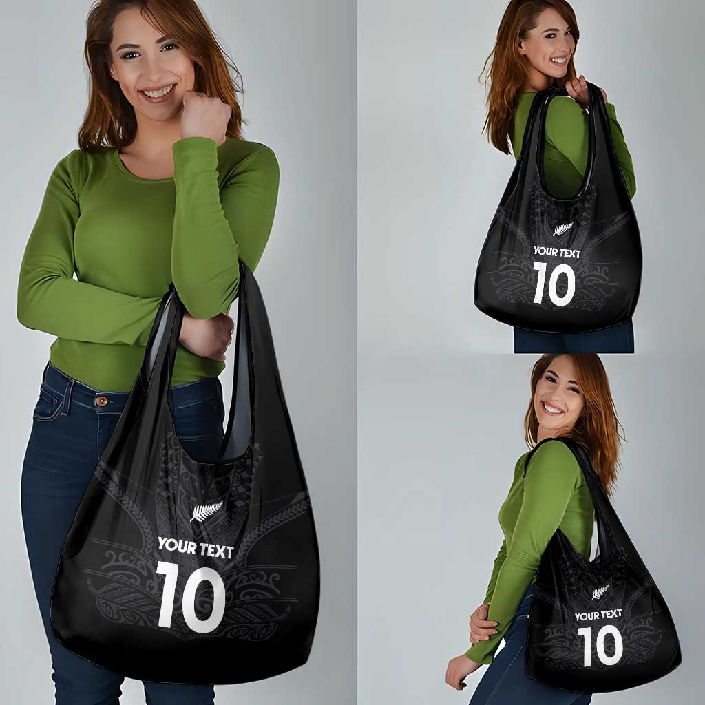 Custom Aotearoa Rugby Grocery Bag The Blacks-Sporty T90 Style - Polynesian Pride