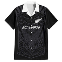 Custom Aotearoa Rugby Hawaiian Shirt The Blacks-Sporty T90 Style LT03 Black - Polynesian Pride
