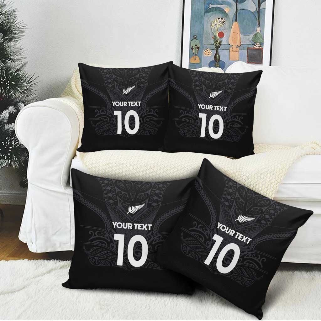 Custom Aotearoa Rugby Pillow Cover The Blacks-Sporty T90 Style LT03 - Polynesian Pride