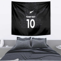 Custom Aotearoa Rugby Tapestry The Blacks-Sporty T90 Style - Polynesian Pride