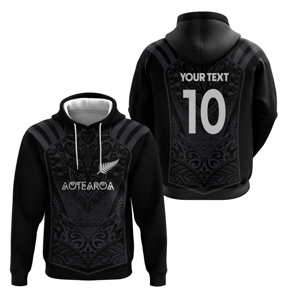 Custom Aotearoa Rugby Zip Hoodie The Blacks-Sporty T90 Style LT03 - Polynesian Pride