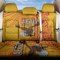 American Samoa Flag Day Back Car Seat Cover Fautasi Race Pago Pago-Aeto Eagle Wings Tribal Style LT03 One Size Multicolor - Polynesian Pride