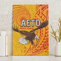 American Samoa Flag Day Canvas Wall Art Fautasi Race Pago Pago-Aeto Eagle Wings Tribal Style