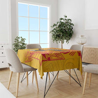 American Samoa Flag Day Tablecloth Fautasi Race Pago Pago-Aeto Eagle Wings Tribal Style LT03 - Polynesian Pride