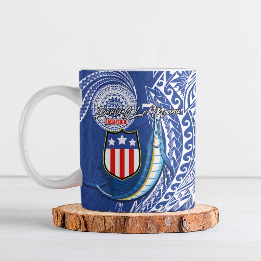 American Samoa Flag Day Ceramic Mug Fautasi Race Fagatogo-Iseula O Le Moana Sailfish Tribal Style LT03 Multicolor - Polynesian Pride