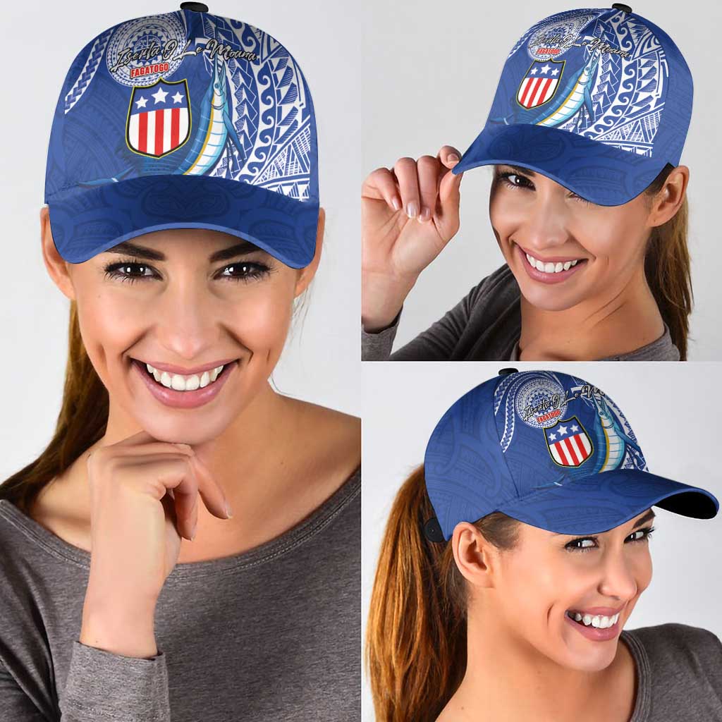 American Samoa Flag Day Classic Cap Fautasi Race Fagatogo-Iseula O Le Moana Sailfish Tribal Style LT03 - Polynesian Pride