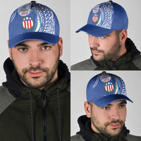 American Samoa Flag Day Classic Cap Fautasi Race Fagatogo-Iseula O Le Moana Sailfish Tribal Style LT03 - Polynesian Pride