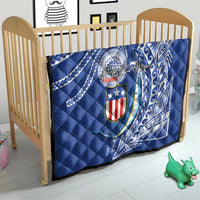 American Samoa Flag Day Quilt Fautasi Race Fagatogo-Iseula O Le Moana Sailfish Tribal Style LT03 - Polynesian Pride