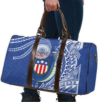 American Samoa Flag Day Travel Bag Fautasi Race Fagatogo-Iseula O Le Moana Sailfish Tribal Style LT03 - Polynesian Pride